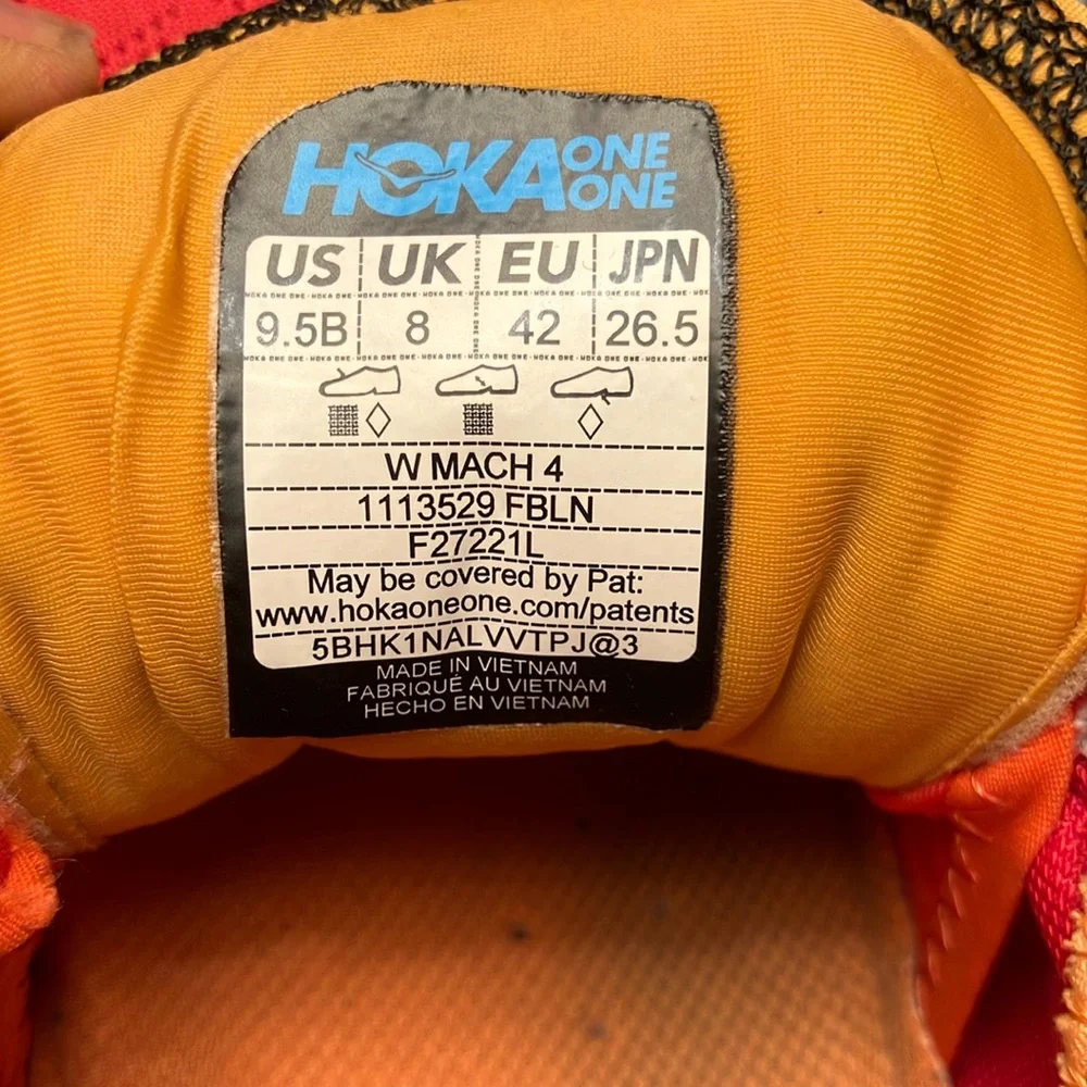 Hoka Women's Red Running Shoes - Picture 7 of 9